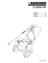 Kärcher G 2500 OH User manual