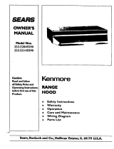 Kenmore 233.5214559 User manual