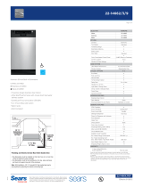 Kenmore 18'' Built-In Dishwasher - Black ENERGY STAR Installation guide