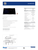 Kenmore Elite 30'' Electric Cooktop - Black Installation guide