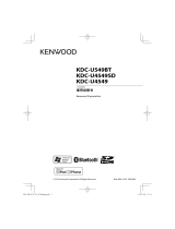 Kenwood KDC-U549BT User manual