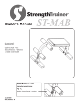 Keys Fitness Strength Trainer ST-MAB User manual