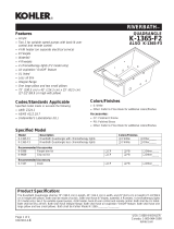 Kohler K-1365-F3 User manual