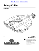 Land Pride RCR1884 User manual