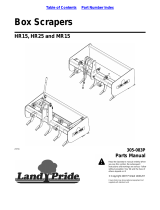 Land Pride HR15 User manual