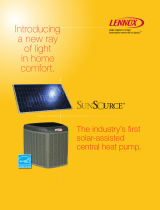 Lennox SunSource Solar-Assisted Central Heat Pump User manual