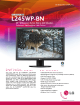 LG L245WP-BN User manual