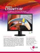 LG L196WTY-BF User manual