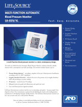 LifeSource UA-851/V/VL User manual