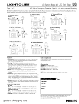 Lightolier LG Series User manual