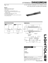 Lightolier DVA5G32MS240 User manual