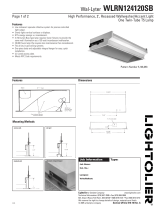 Lightolier Wal-Lyter WLRN124120SB User manual