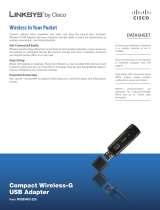 Linksys Wireless-G USB Adapter WUSB54GC User manual
