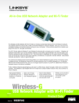 Linksys WUSBF54G User manual