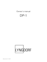 Lyngdorf Audio DP-1 User manual