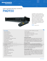 Marantz PMD930 RS-232C User manual