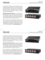 Marshall Amplification BD-0314 User manual