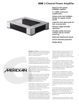 Meridian G56 User manual