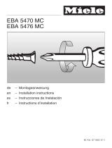 Miele EBA5476MC User manual