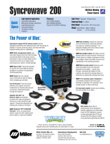 Miller Electric Syncrowave 200 User manual