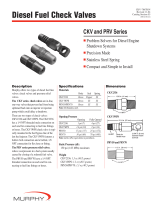Murphy CKV1WPS User manual