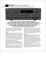 NAD Theater T770 User manual