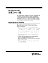 National Instruments NI PXIe-8106 User manual