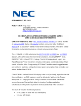 NEC AS241W-BK User's Information Guide
