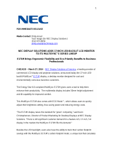 NEC E171M-BK User's Information Guide