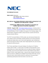 NEC E231W-BK User's Information Guide