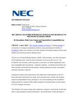 NEC EA244UHD-BK-SV User's Information Guide