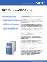 NEC Express5800/120Li User manual