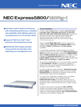 NEC Express5800/120Rg-1 User manual