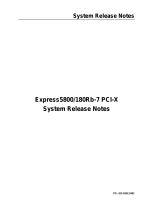 NEC Express5800/180Rb-7 Release Notes