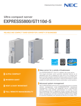 NEC Express5800/GT110d-S User manual