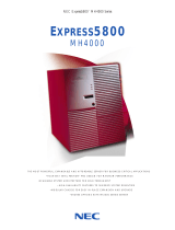 NEC Express5800/HX4000 User manual