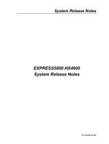 NEC Express5800/HX4600 Release Notes