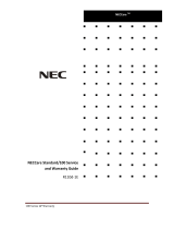 NEC Express5800/R110d-1E Warranty Guide