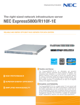 NEC Express5800/R110f-1E User manual