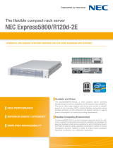 NEC Express5800/R120d-2E User manual