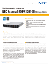 NEC Express5800/R120f-2E SR User manual