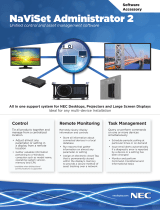 NEC NaViSet Administrator Quick start guide