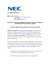 NEC NC1040L-A User's Information Guide