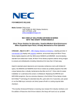 NEC NP-M300WS User's Information Guide