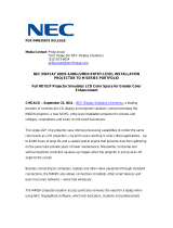 NEC NP-M402H User's Information Guide