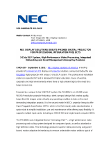 NEC NP-PH1000U User's Information Guide