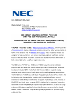 NEC NP-PX800X-08ZL User's Information Guide