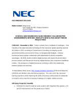 NEC NP-UM351W-WK User's Information Guide