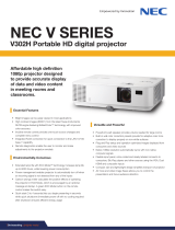 NEC NP-V302H Quick start guide