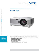 NEC NP3151 User manual